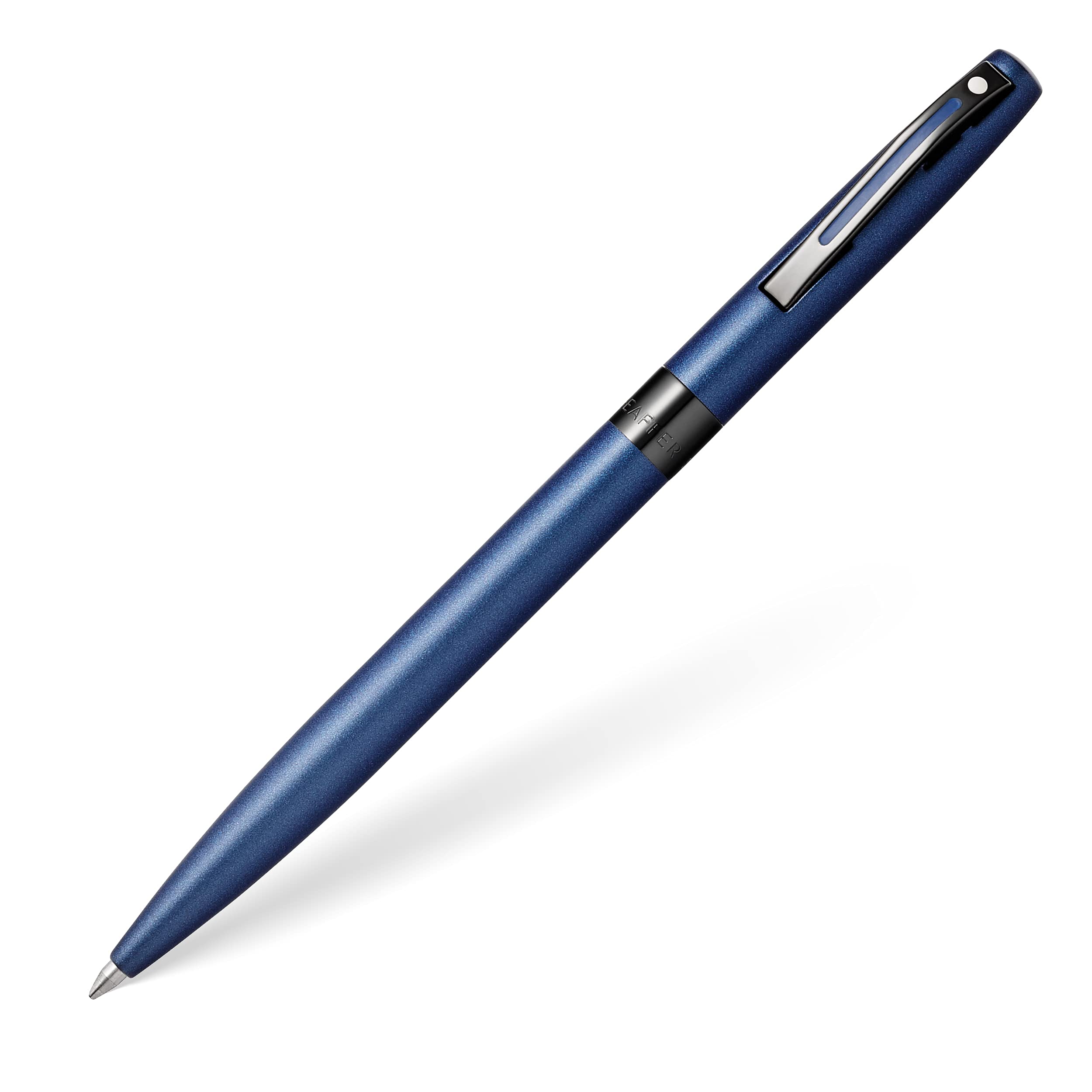Sheaffer Reminder Matte Metallic Blue w/Glossy Black PVD Appointments Ballpoint Pen