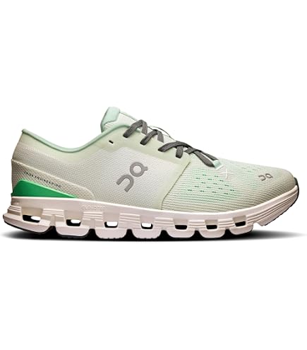Amazon.com | On Women's Cloudaway Sneakers, Ice/Moss, White, 5