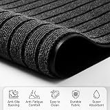 Cozy Haven Rubber Runner Rug 80x150 cm Non-Slip Indoor Outdoor Black view 2