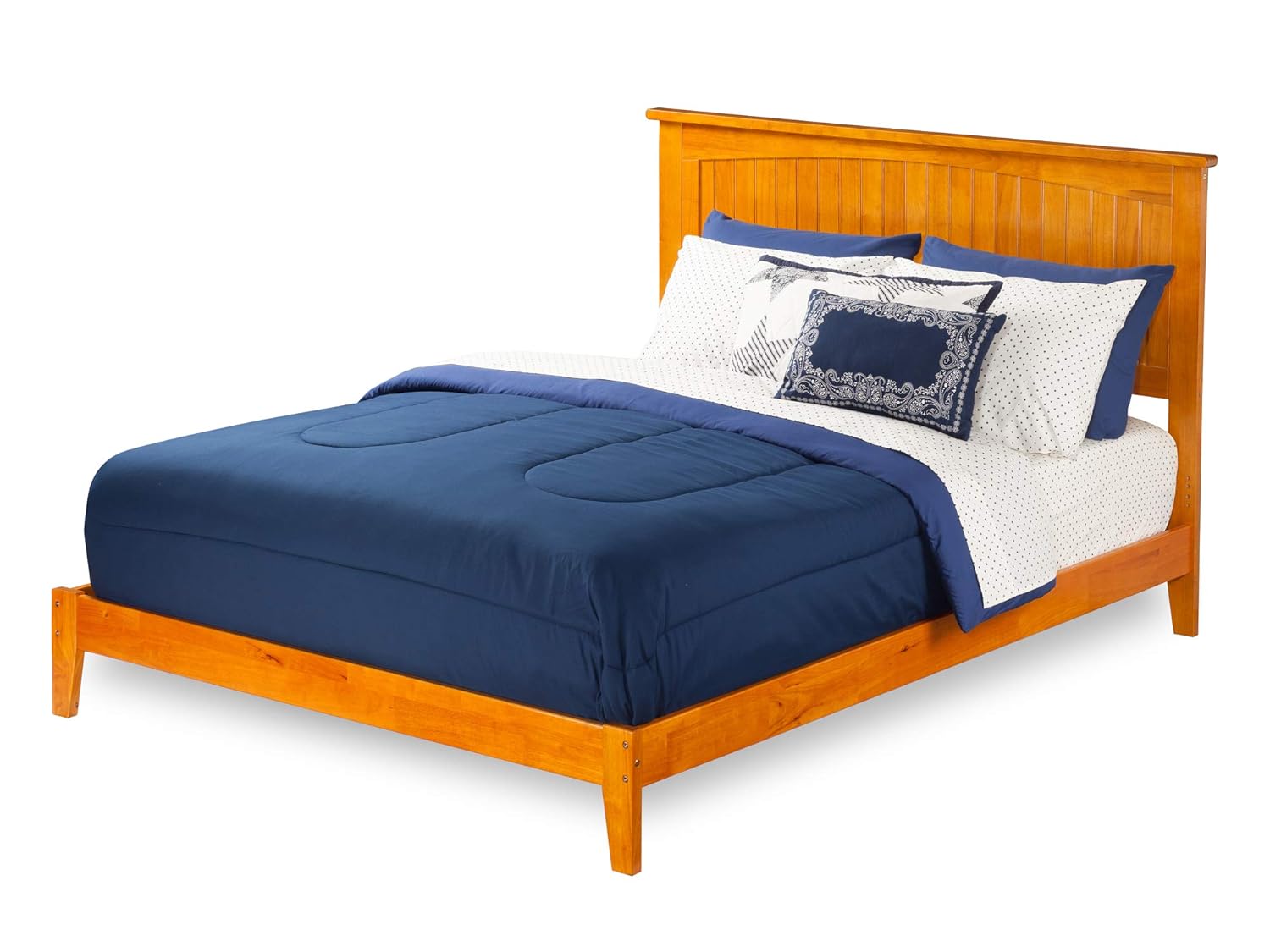 Best caramel wooden bed frame