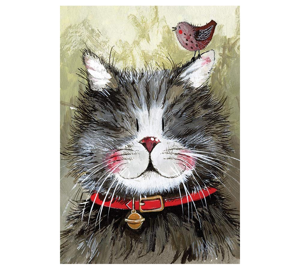 Alex Clark Klaus Cat Tea Towel - 100% Cotton
