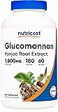 Nutricost Glucomannan 1,800mg Per Serving, 180