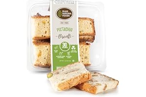 DIJAS Natural Foods, Crunchy Fat Free Biscotti Cookie, All Natural Preservative Free Ingredients, Delicious Low Calorie Snack (5 Ounces, Pistachio)