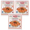 3 Packs Lumpia Wrapper Wei-Chuan Spring Roll Pastry Wrappers, 11 oz per Pack, 25 Sheets per Pack, Lumpia Wrapper for Frying, Spring roll wrapper
