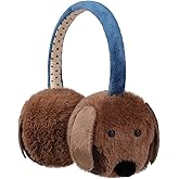 Pop Your Dream Kids Cat Earmuffs Cute Animal Ear Muffs Winter Outdoor Ear Covers Plush Ear Warmer for Boys Girls Age 7-14