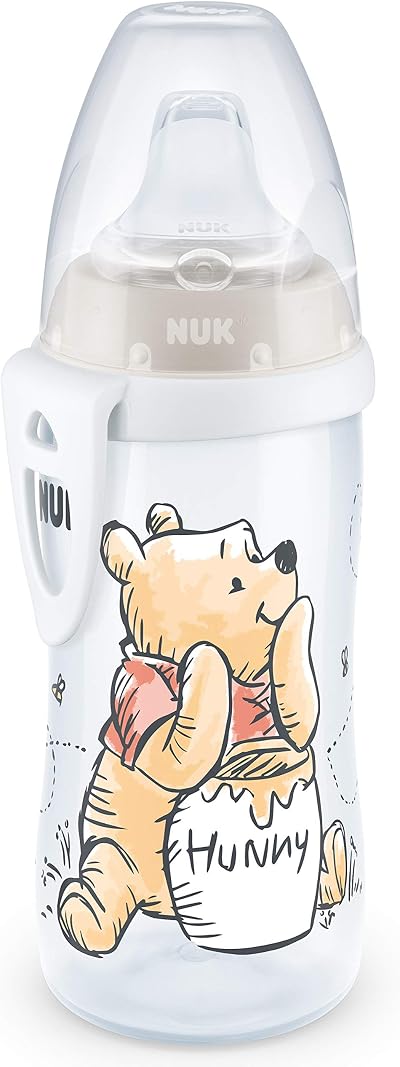 NUK Active Cup Disney Winnie The Pooh 300 ml Leak-Proof Spout Cap BPA Free