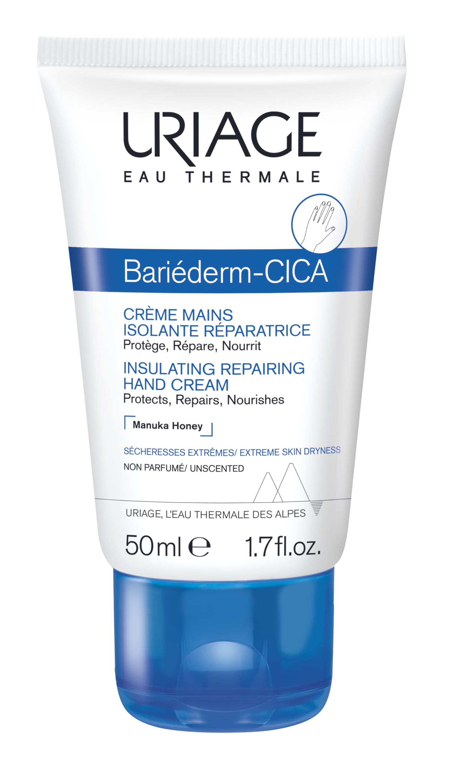 Uriage Bariederm Insulating Repairing Hand Cream, 50 ml, (Pack of 1)