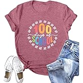 100 Days of School Shirt Teacher Happy 100th Day of School Tshirt Women Casual Teacher Life Tee Tops