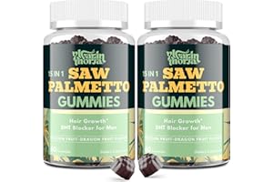 YLVARIN THORIA Saw Palmetto Gummies for Men – 600mg Extra Strength DHT Blocker with Biotin, Pumpkin Seed – Supports Prostate Function, Urinary Flow & Hair Regrowth Supplement, 60 Passionfruit-Dragonfruit Gummies