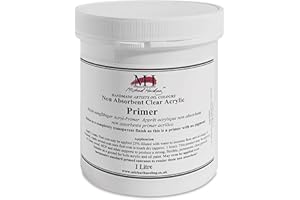 Michael Harding, Non-Absorbent Acrylic Primer, Clear,1 Liter, NAAPCL1