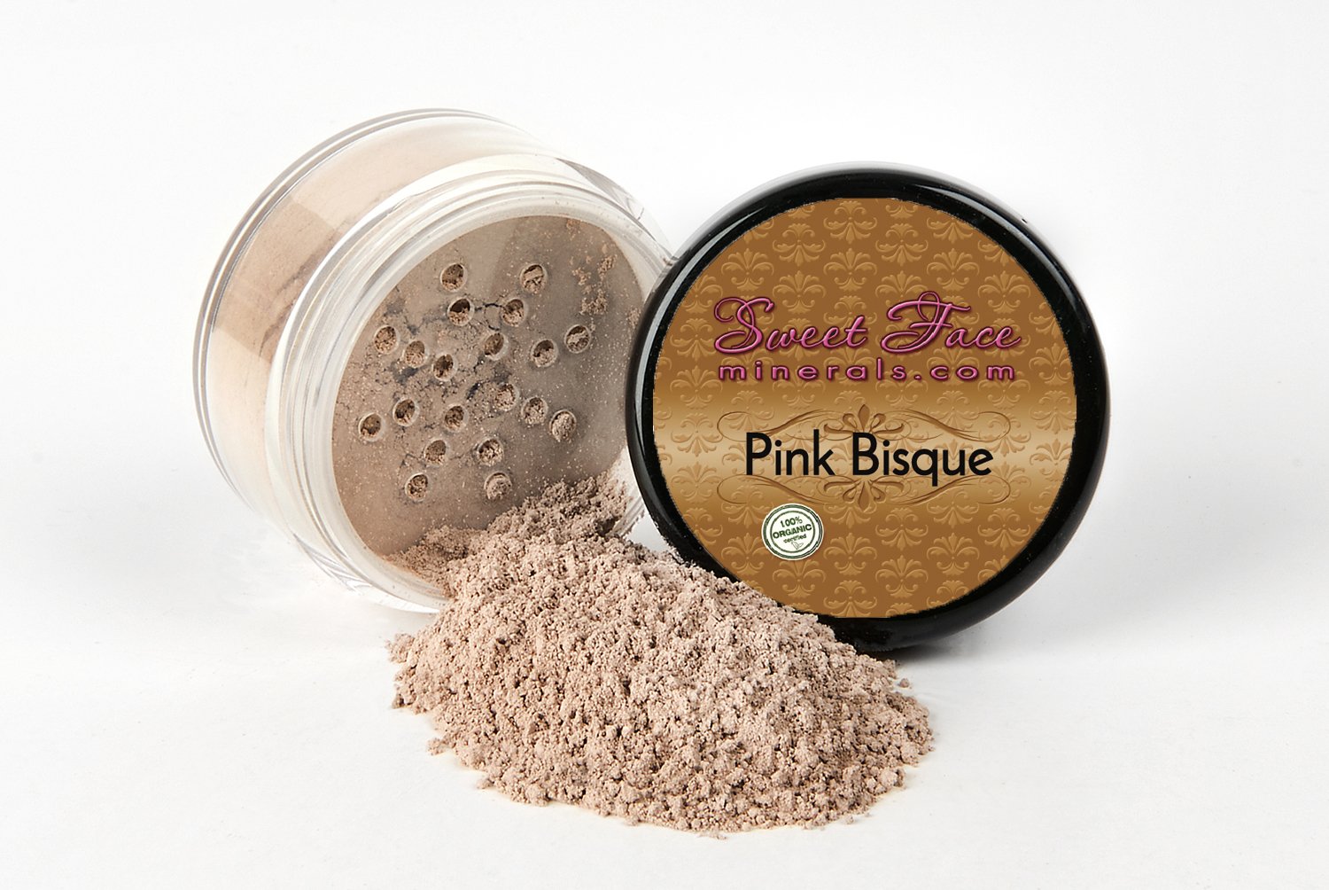 PINK BISQUE FOUNDATION Mineral Makeup (30 gram Jar) Matte