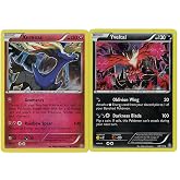 Legendary Card Set - Xerneas 81/114 &amp; Yveltal 65/114 - XY Steam Siege - Holo Rare Lot