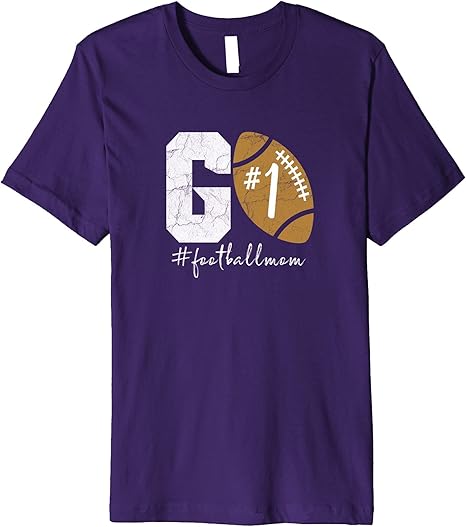 Amazon.com: That's My Son #1, Personalized Football Mom Shirt: Clothing