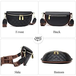Eslcorri Fashion Waist Packs for Women - Quilted