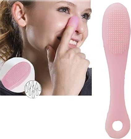 Silikon Nase Mitesser Entfernen Remover Finger Stick Pinsel Reinigung Pad Kosmetische Werkzeug Personliche Beauty Haut Pflege Produkte Pink Amazon De Kuche Haushalt