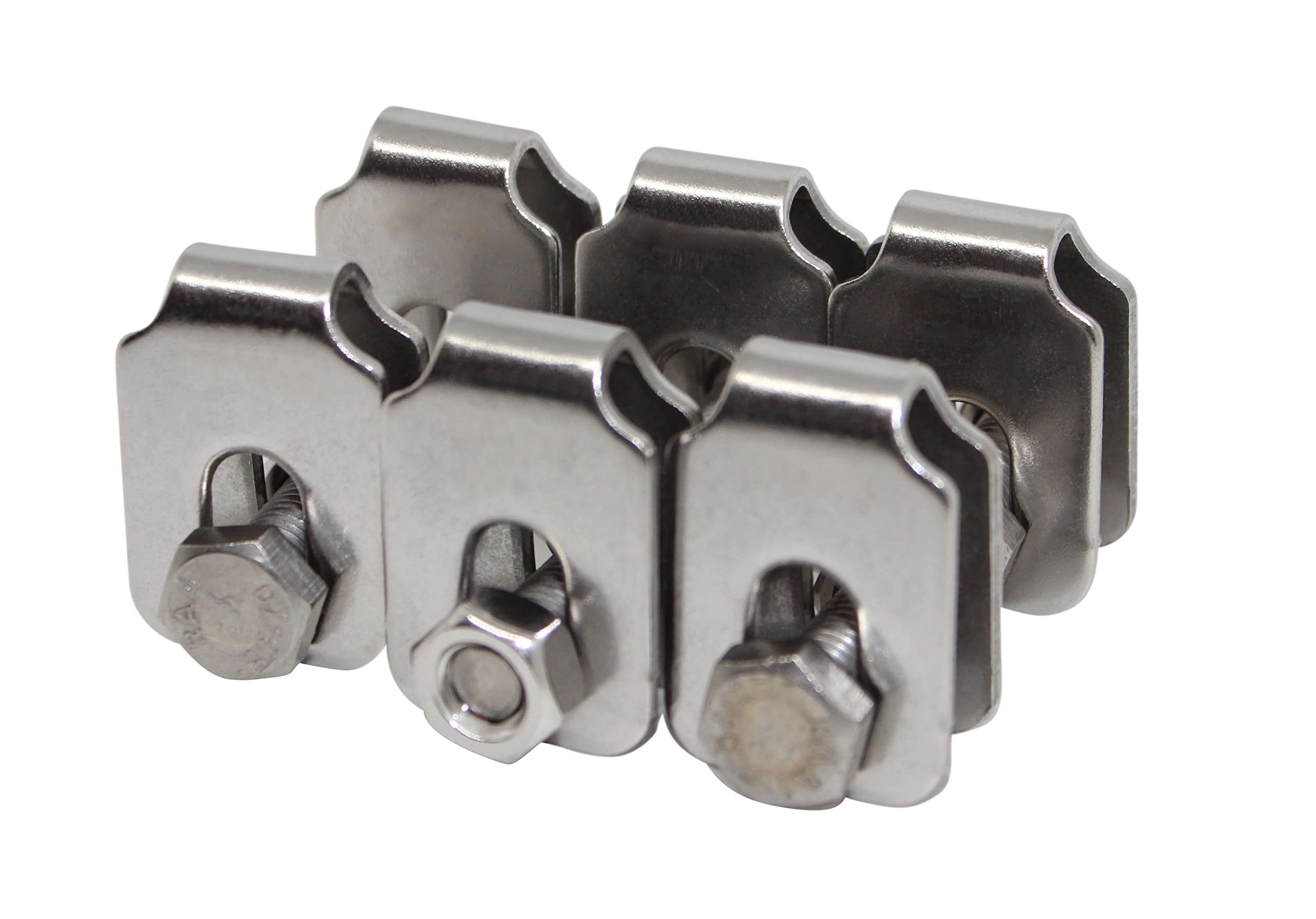 Corner connector, heavy clamp for gabions, fence, double rod mats, composters, raised beds and wooden rents from German production.