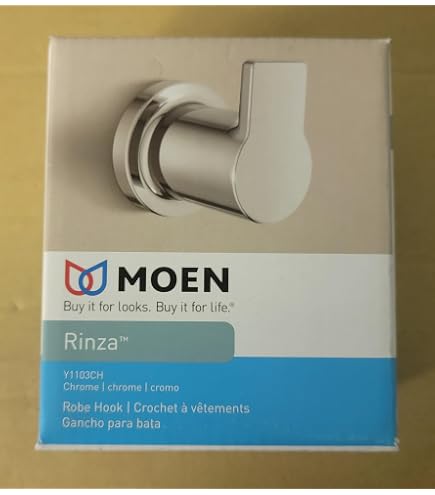 Moen Rinza Badewannen- & Duscharmatur – Chrom, Mit Ventil & 17,8 Cm Regenduschkopf