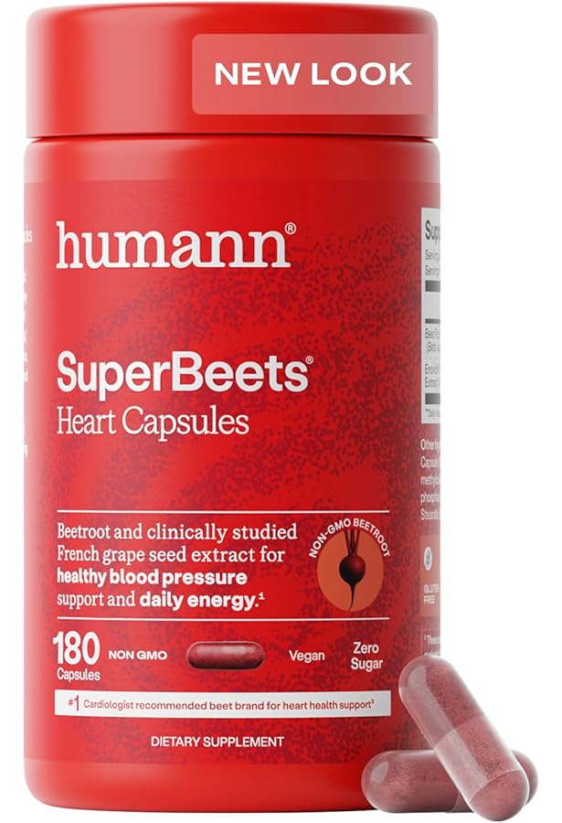 Amazon.com: Humann SuperBeets Beet Root & SuperBerine Capsules