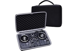 L LTGEM LTGEM DJ Mixer Case for Numark Party Mix II or Hercules DJControl Mix Ultra DJ Controller, Internal Dimensions: 13.5 * 8.3 * 1.2 (Case only)