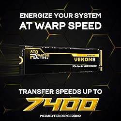 Fantom Drives VENOM8 8TB NVMe Gen 4 M.2 2280