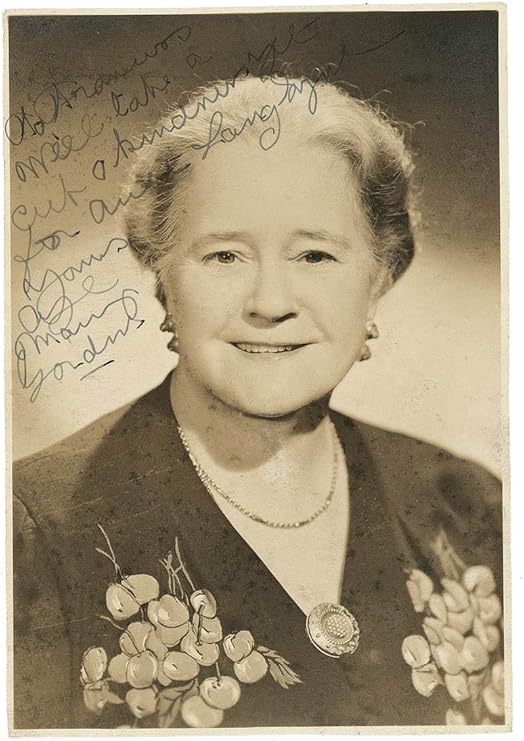Mary Gordon - Inscribed Autograph Quotation On Photo Signed at Amazon's
