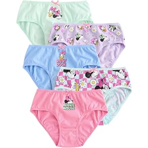 NEXT Girls Minnie Mouse Briefs 5 Pack