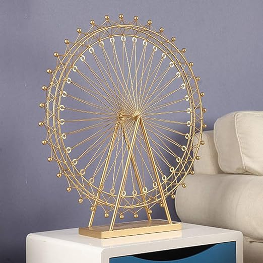 Lizongfq London Eye Ferris Wheel Vintage Artesania Modelo