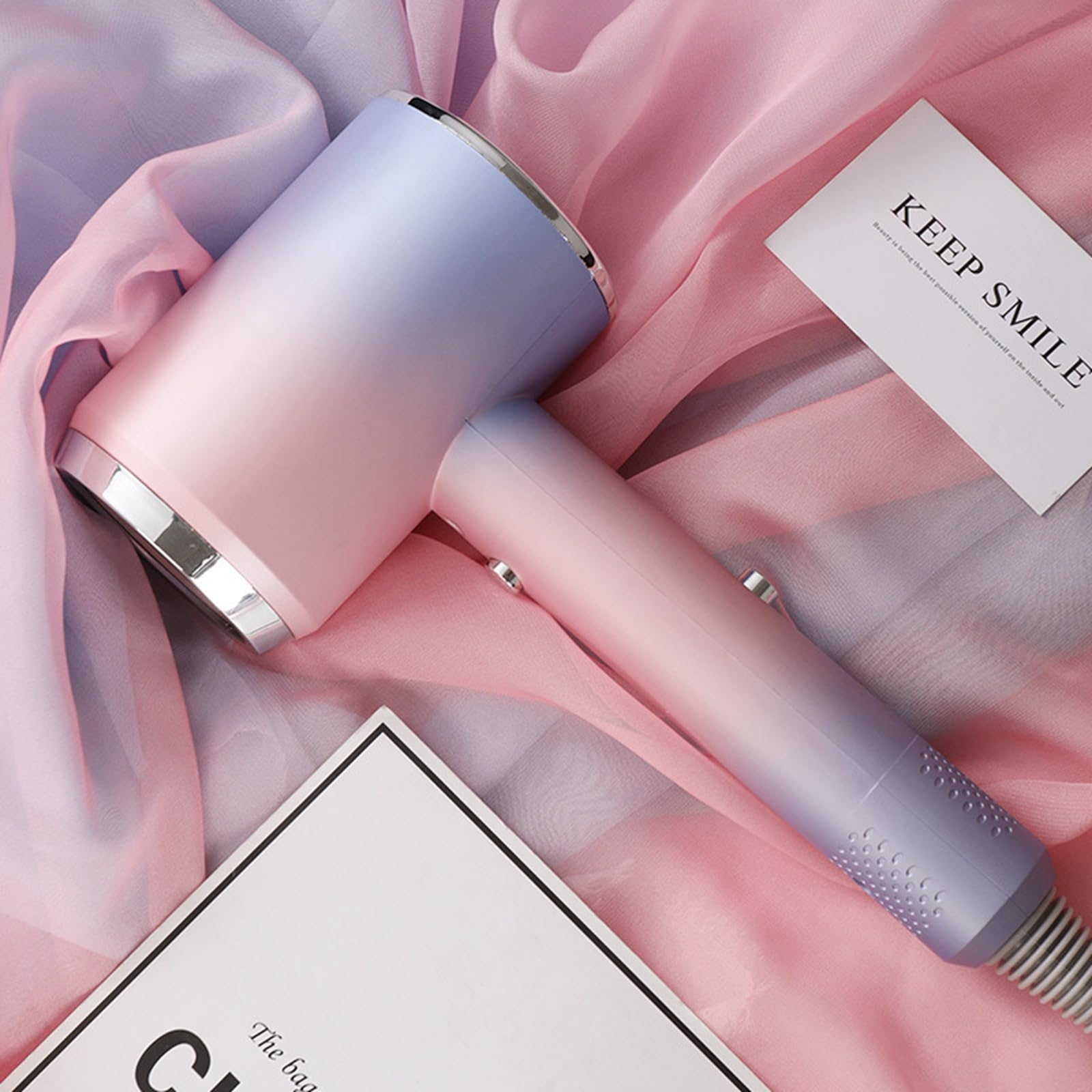 Seche Cheveux Professionnel Ionique Négatif, Portable 1250w Séchoir Cheveux, Moteur sans Balais, 3 niveaux de vitesse, Séchage Rapide, Léger et portable, 57 dB à Faible Bruit pour Famille Voyage (A)