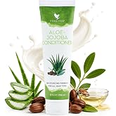 Forever Living Aloe-Jojoba Conditioner, 10 fl oz | Aloe Vera and Jojoba Oil, Lightweight Hydrating Formula for All Hair Types, Color-Safe, 10 fl oz
