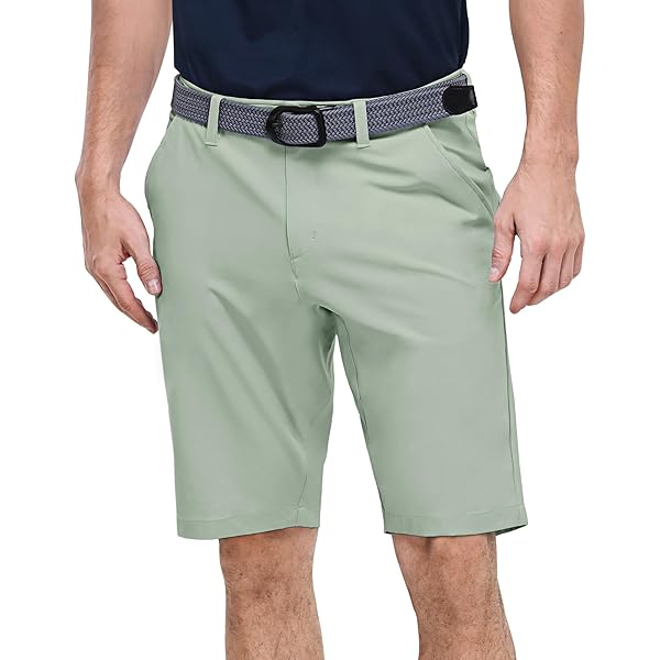 Jack Nicklaus Men's Golf Shorts With Media Pocket - Stretch Active Flex Shorts For Golf & Casual Wear