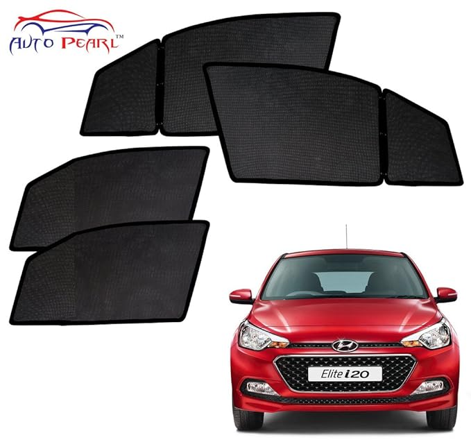 Auto Pearl Sun Shade Curtain for Hyundai i20 Elite (Pack of 4