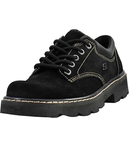 skechers black dress shoes womens Parties - Mate Oxford, Scuff Resistant Leather, 8 US NZ_top_profit The loafer has a Men's Black Slim Fit size:12/14