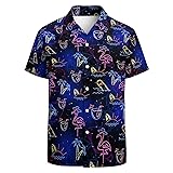GADZILLE Mens Beer Shirt Glow Party Shirts Vintage