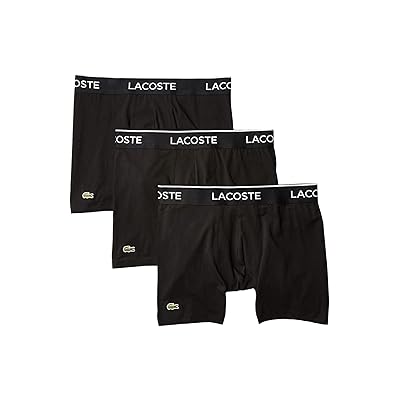 Lacoste Men's Casual Classic 3 Pack Cotton Stretch Boxer Briefs