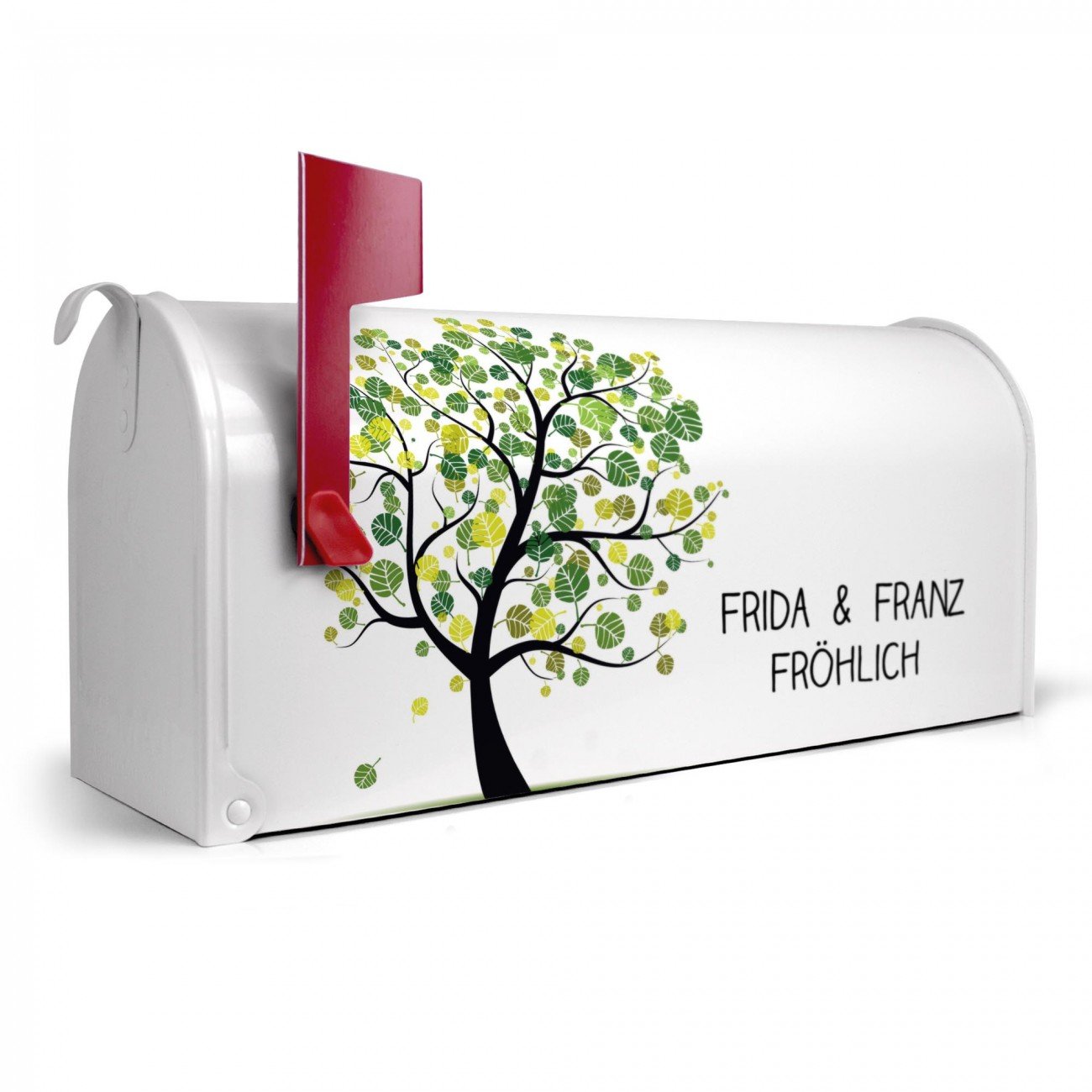 BANJADO US Mailbox Amerikanischer Briefkasten 51x22x17cm