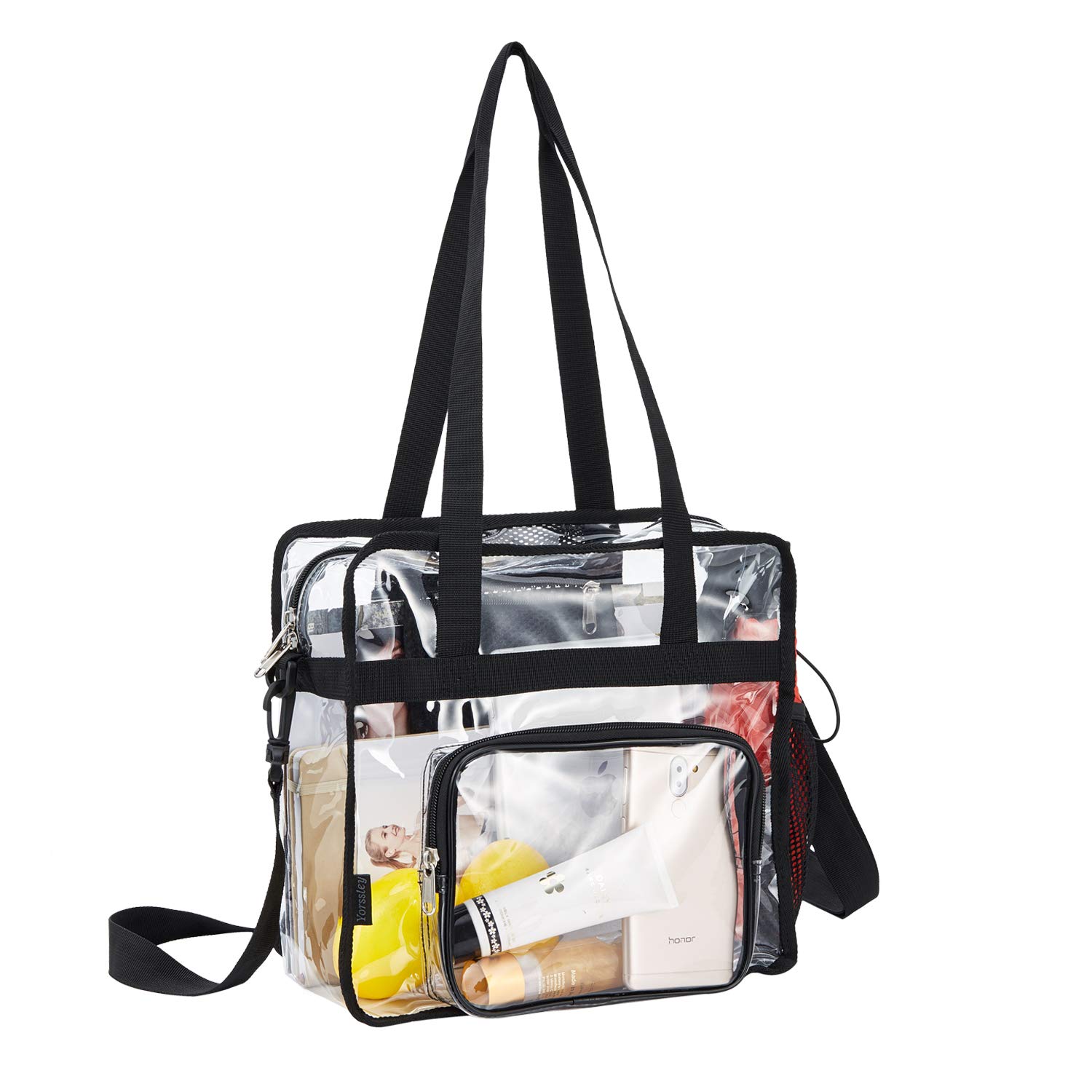 amazon clear bag 12x6x12