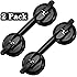 FCHO Glass Suction Cups Heavy Duty Aluminum Handle Glass Holder Hooks to Lift Large Glass/Floor Gap Fixer/Moving Glass/Pad for Lifting/Dent Fixer (2 Pack)