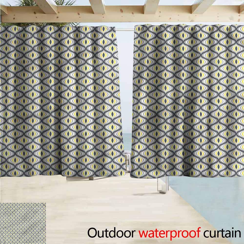 Amazon Com Marymunger Indoor Outdoor Print Window Curtain Ikat