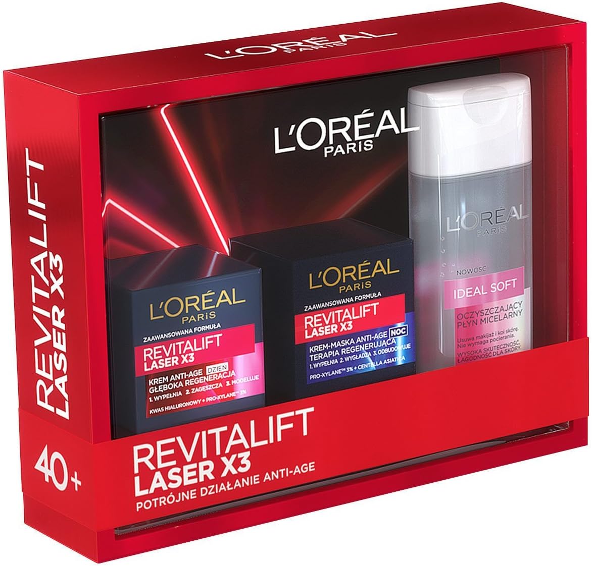L'OREAL Paris Revitalift Laser X3 GIFT SET 50ml+50ml+200ml Amazon.co