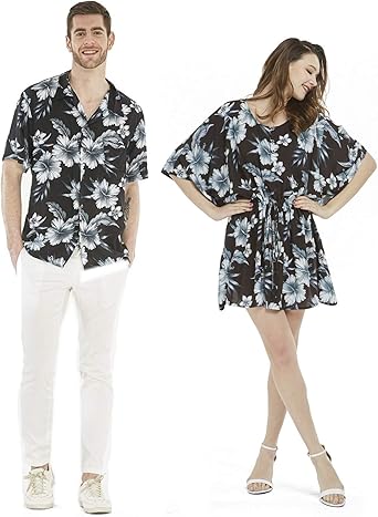 matching aloha shirts and dresses