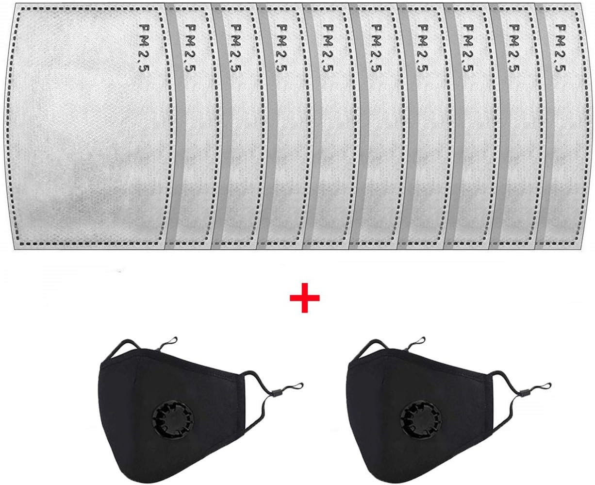 10 Pcs Insert 5 Layers PM2.5 Activated Carbon Anti Filter Replaceable Face Mask