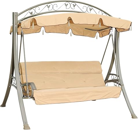 silla columpio jardin