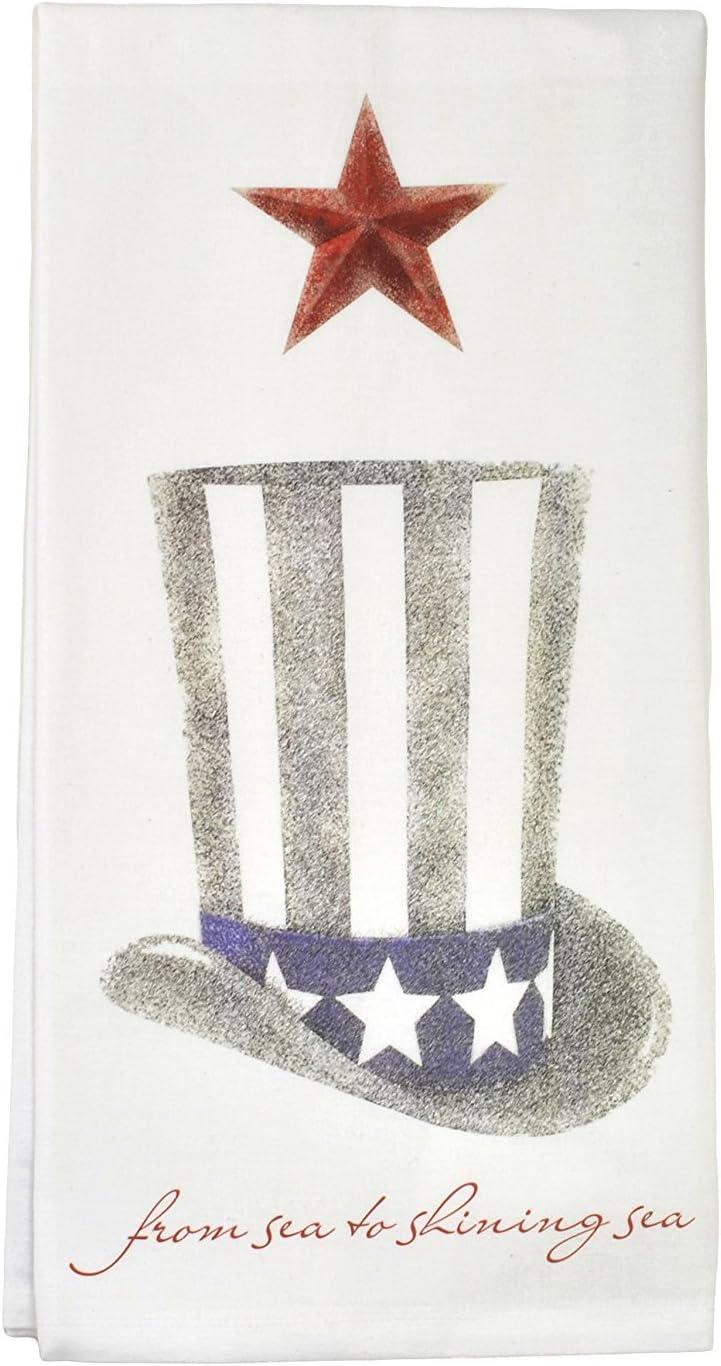 Montgomery Street Uncle Sam Hat Cotton Flour Sack Dish Towel