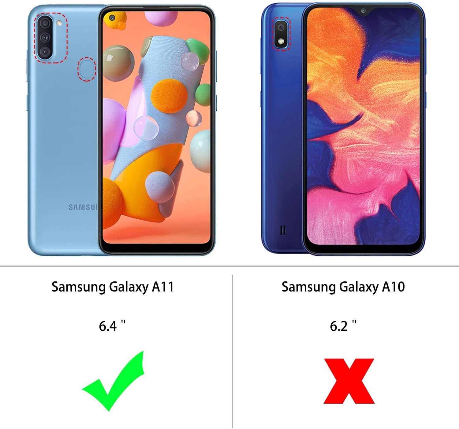 Galaxy A11 Tempered Glass Screen Protector Easy Bubble-Free Installation HD Ultra Clear shatterproof with 9H Hardness and Anti Fingerprint Oleo-phobic Coating for Samsung Galaxy A11 (Screen Protector) - Image 5