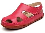 DADAWEN Girl's Boy's Summer Leather Strap Fisherman
