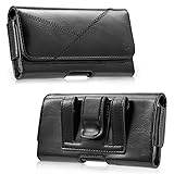 LUXMO Horizontal Leather Case Fits iPhone 7 Plus 6