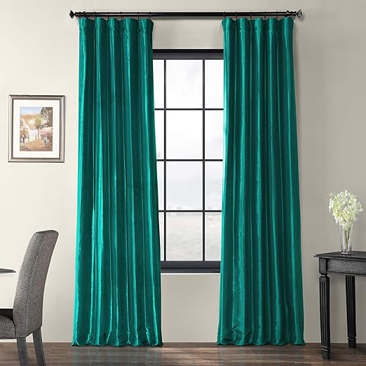Amazon Com Hpd Half Price Drapes Ptch Jtsp562 84 Faux Silk