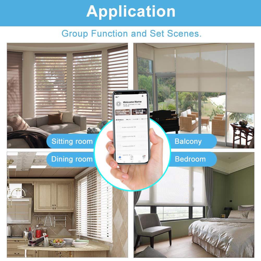 SLSY Smart Blinds Automation Kit, Motorized Window Blinds with APP