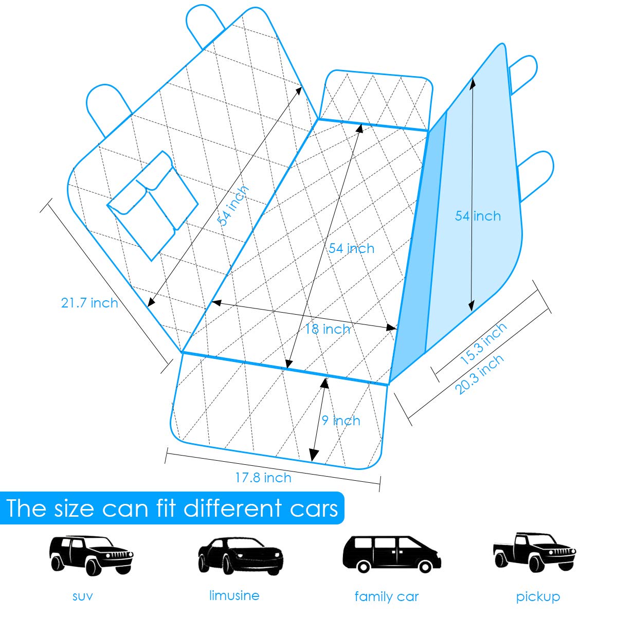urpower car bench seat cover