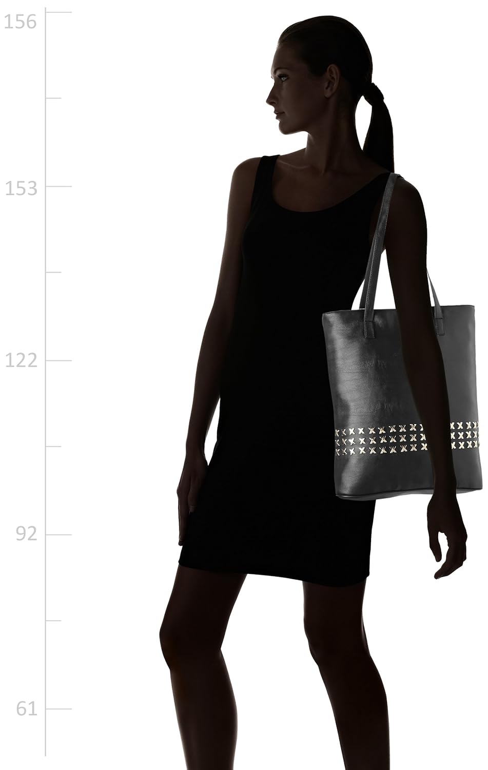 alessia women's tote bag (black) ()